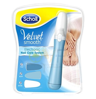 Scholl Linea Elettromedicali Nail Care Velvet Smooth Kit Levigante Mani Piedi