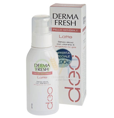 Dermafresh Linea Pelli Sensibili Latte Deodorante Vitamina E Senza Alcool 100 ml