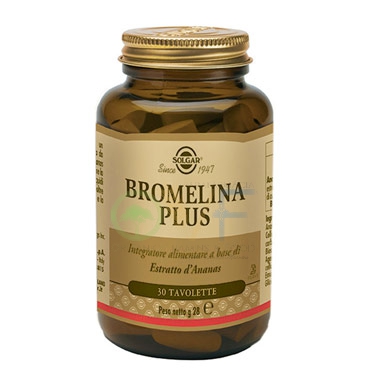 Solgar Linea Microcircolo Cellulite Bromelina Plus Integratore 30 Tavolette