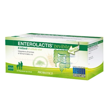 Sofar Linea Intestino Sano Enterolactis Integratore Fermenti Lattici 12 Fiale