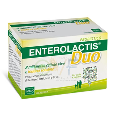 Sofar Linea Intestino Sano Enterolactis Duo Integratore Fermenti Lattici 20Buste