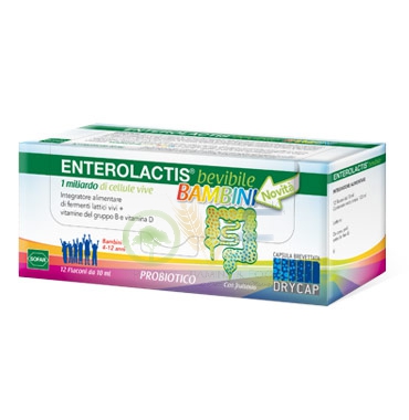 Sofar Linea Intestino Sano Enterolactis Bambini Integratore Fermenti 12 Fiale
