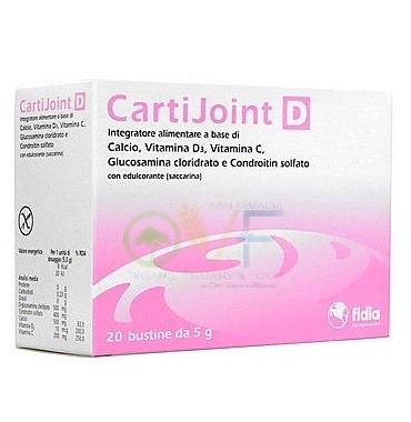 Fidia Linea Articolazioni Sane CartiJoint D Integratore Alimentare 20 Buste