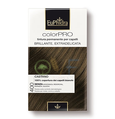 EuPhidra Linea ColorPRO Colorazione Ultradelicata Senza Ammoniaca 400 Castano