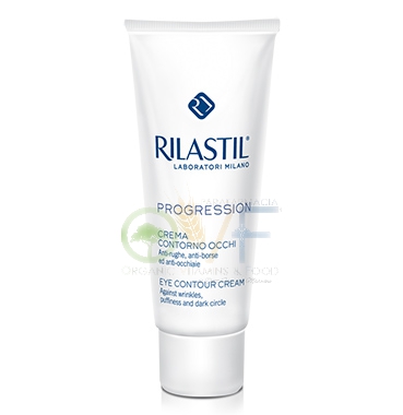 Rilastil Linea Progression Contorno Occhi Crema Anti-Borse Occhiaie e Rughe 15ml