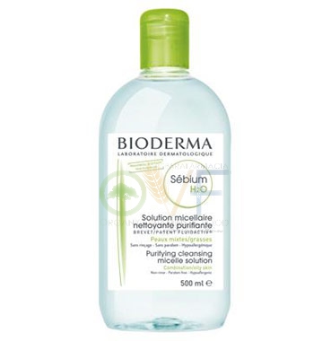 Bioderma Linea Sebium H2O Acqua Detergente Viso Pelli Grasse 500 ml