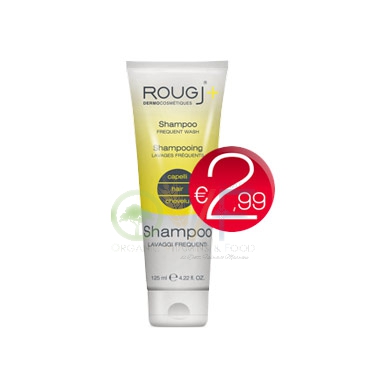 Rougj Linea Capelli Luminosi Shampoo Ristrutturante Lavaggi Frequenti 125 ml