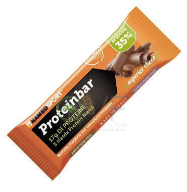 Named Linea Benessere ed Energia ProteinBar 1 Barretta 50 g Superior Choco