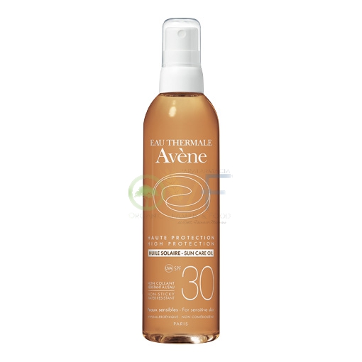 Avene Linea Solare Pelli Sensibili SPF30 Olio Solare Protezione Media 200 ml