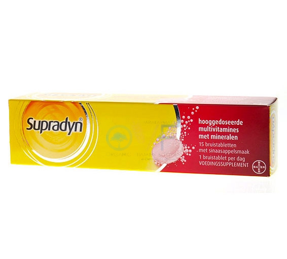 Supradyn Linea Vitamine Minerali Ricarica Integratore 15 Compresse Effervescenti