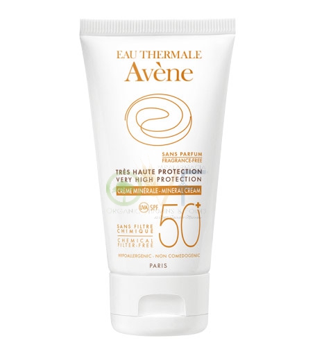 Avene Linea Solare Pelli Intolleranti SPF50+ Crema Minerale Filtri Fisici 50 ml