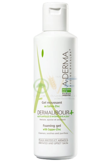 A-Derma Linea Dermalibour+ Ristrutturante Pelli Fragili Gel Detergente 250 ml