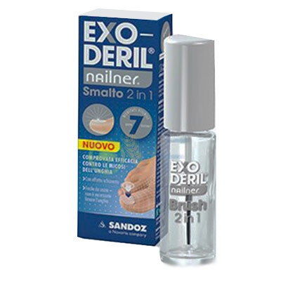 Sandoz Linea Dispositivi Medici Exoderil 2 in 1 Smalto Anti-micotico 5 ml