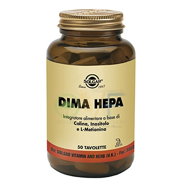 Solgar Linea Fegato Sano DIMA HEPA Integratore Alimentare 50 Tavolette
