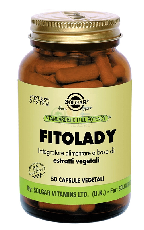 Solgar Linea Benessere Donna Fitolady Integratore Alimentare 50 Capsule