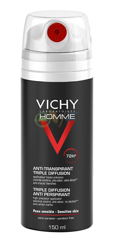 Vichy Linea Homme Deo Deodorante Anti-Traspirante Tripla Diffusione 72h 150 ml