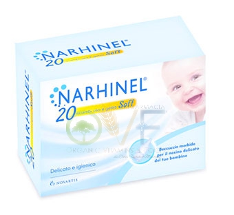 Narhinel Linea Pulizia Salute del Naso 20 Ricambi Soft per Aspiratore Nasale