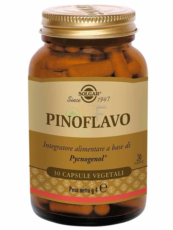 Solgar Linea Pelle Luminosa Pinoflavo Integratore Alimentare 30 Capsule
