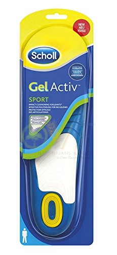 Scholl Linea Benessere dei Piedi Gel Activ Sport 1 Paio di Solette Uomo