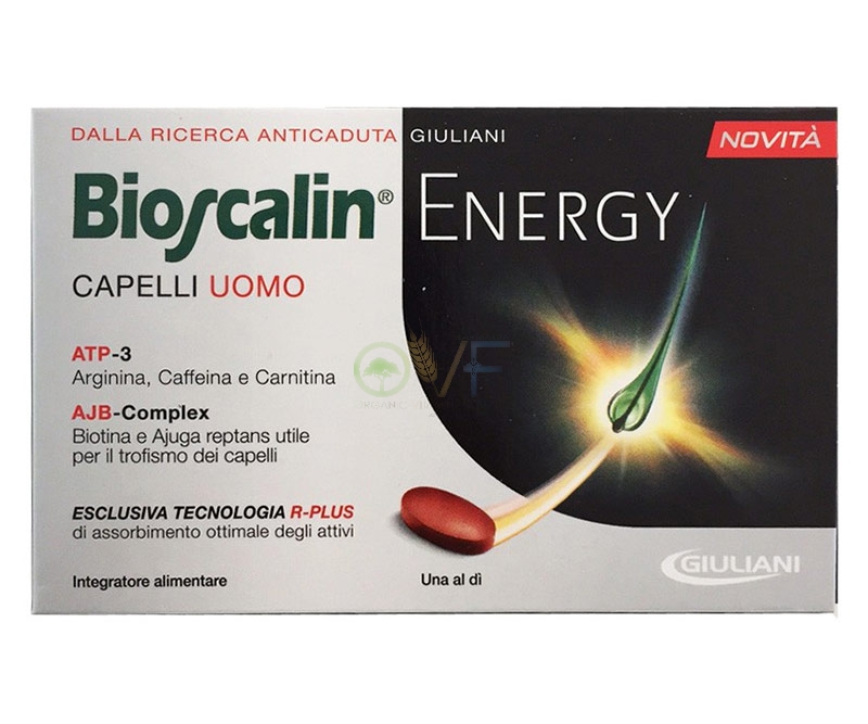 Bioscalin Linea Capelli Uomo Energy R-Plus Anticaduta Integratore 30 Compresse