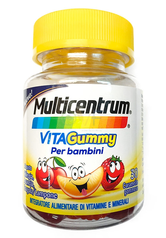 Multicentrum Linea Vitamine Minerali VitaGummy Integratore 30 Caramelle Gommose