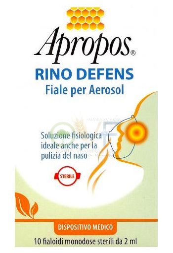 Apropos Linea Dispositivi Medici Rino Defens 10 Fiale Monodose per Aerosol