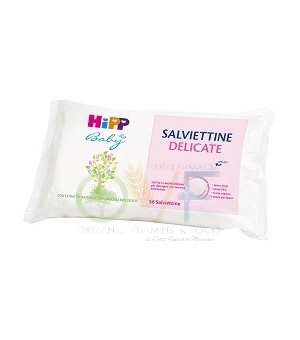 HiPP Linea Cosmetica Neonato 56 Salviettine Detergenti Morbide e Delicate