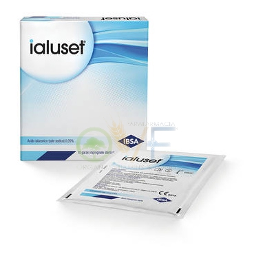 IBSA Linea Dispositivi Medici Ialuset Acido Ialuronico Cicatrizzante 10 Garze