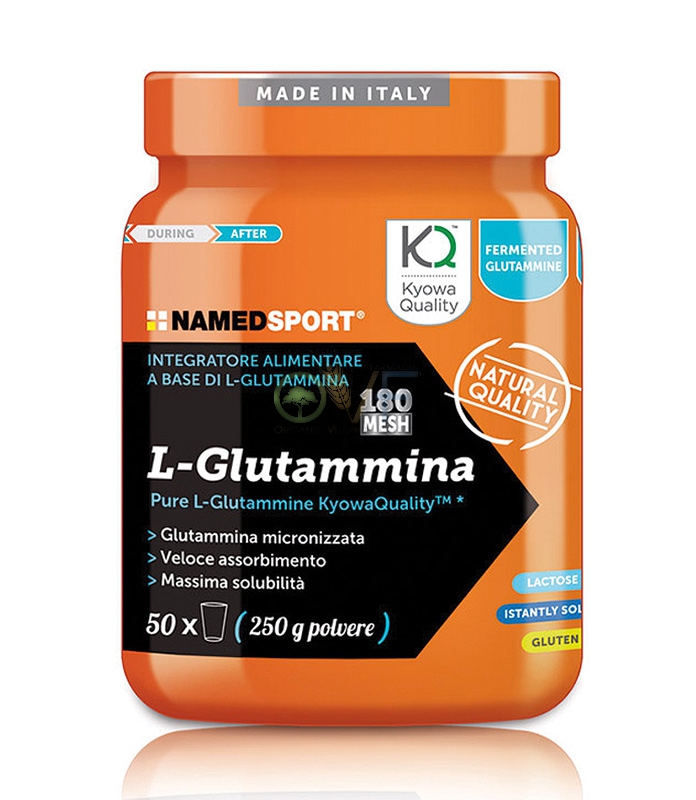 Named Sport Linea Sportivi L-Glutammina Integratore Alimentare 250 g