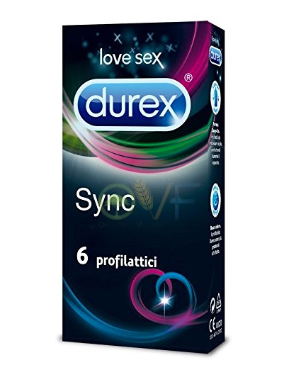 Durex Linea Dispositivi Medici Sync Benessere per Lui e per Lei 6 Profilattici