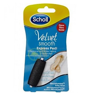 Scholl Linea Pedicure Professionale Velvet Ex Roll Confezione da 2 Ricambi