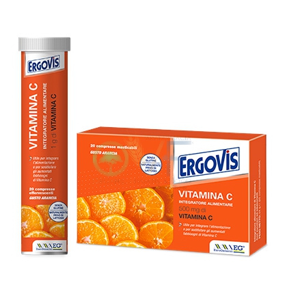 EG Farmaceutici Linea Vitamine Vitamina C Integratore 20 Compresse Effervescenti
