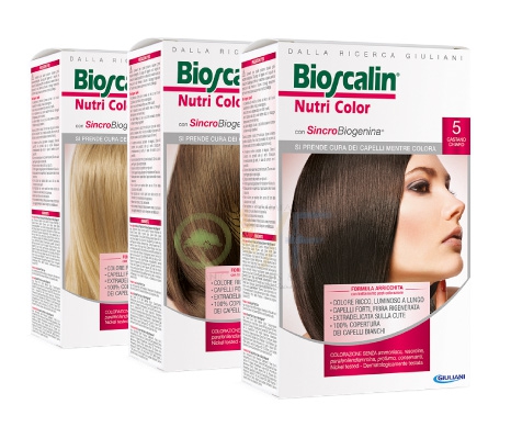 Bioscalin Linea Nutri Color SincroBiogenina Colorazione Capelli Tinta 5.6 Mogano