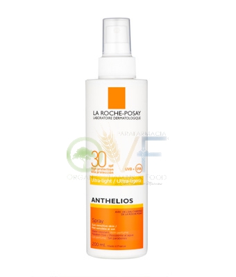 La Roche Posay Linea Anthelios SPF30 Spray Leggero Viso e Corpo Profumato 200 ml