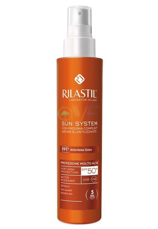 Rilastil Linea Sun System PPT SPF50+ Spray Solare Elasticizzante Corpo 200 ml