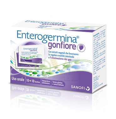Sanofi Aventis Linea Intestino Sano Enterogermina Gonfiore Integratore 20 Buste