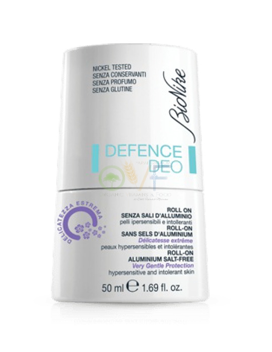 BioNike Linea Defence Deo Roll-on Senza Sali Pelli Sensibili Intolleranti 50 ml