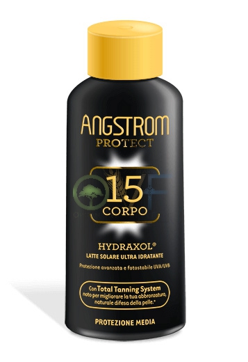 Angstrom Linea Protect Hydraxol Corpo SPF15 Latte Solare Ultra Idratante 200 ml