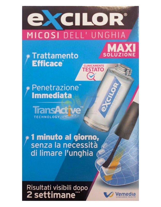 Vemedia Linea Cura e Salute delle Unghie Excilor Micosi Maxi Soluzione 7 ml