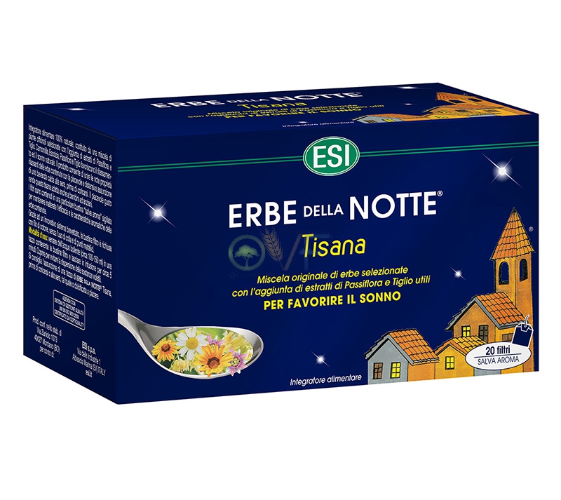 Esi Linea Sonno e Serenit Erbe della Notte Tisana 20 Filtri per Infuso