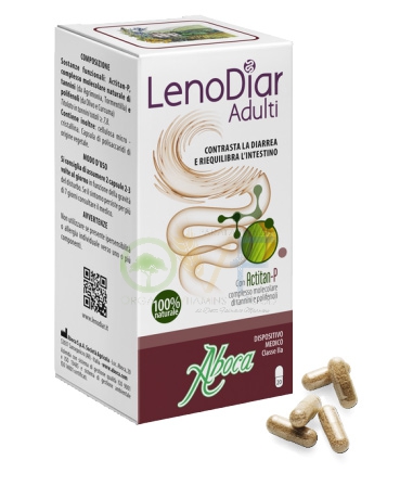 Aboca Linea Dispositivi Medici Intestino Sano LenoDiar Adulti 20 Capsule