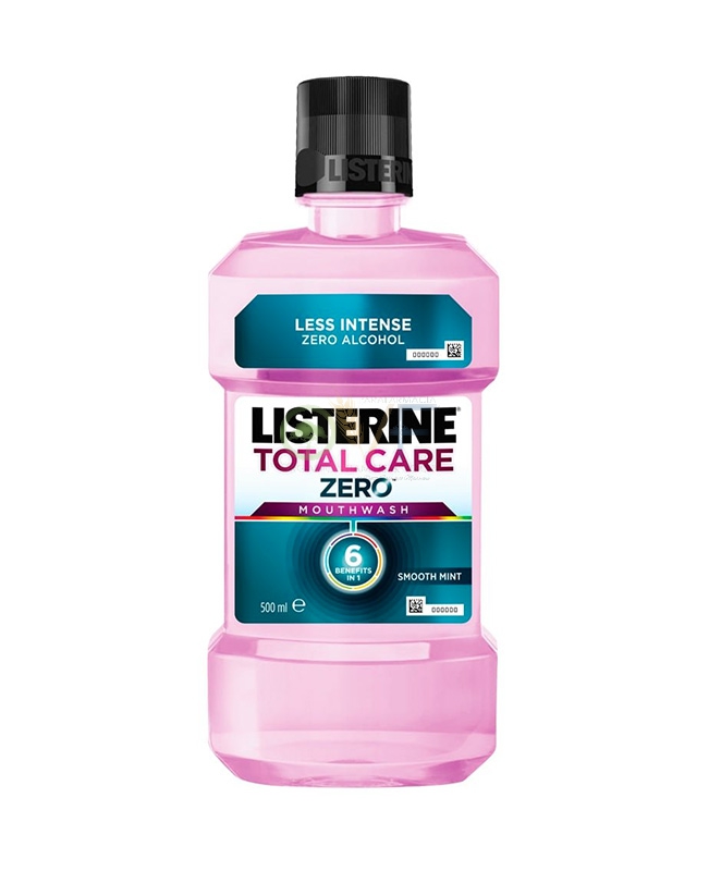 Listerine Linea Igiene Orale Quotidiana Total Care Zero Collutorio 500 ml