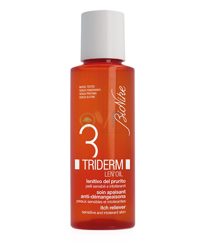 BioNike Triderm Linea Len'Oil Trattamento Lenitivo Prurito Arrossamenti 100 ml