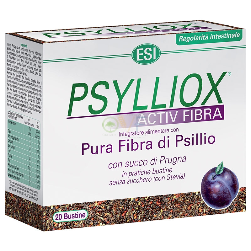 Esi Linea Benessere Intestinale Psylliox Activ Fibra Psillio e Prugna 20 Buste