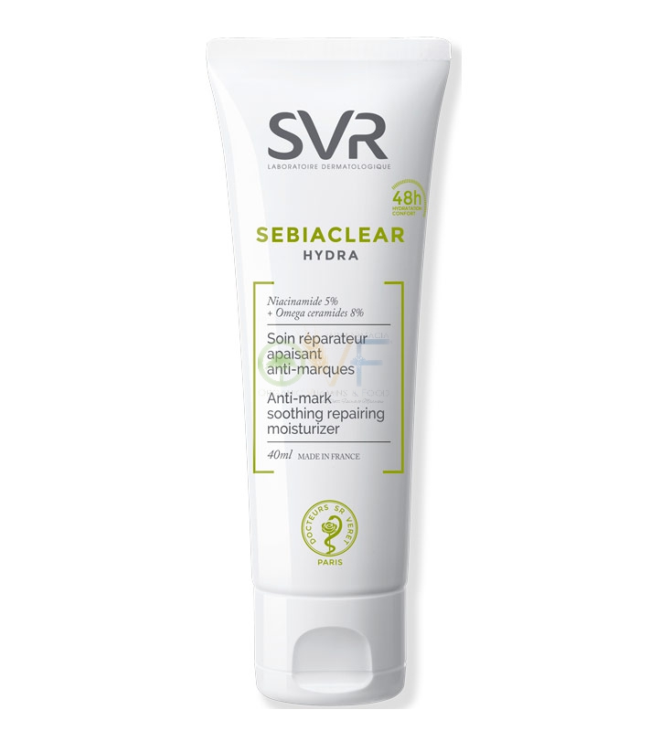 SVR Linea Sebiaclear Hydra Trattamento Riparatore Lenitivo Anti- Acne 40 ml