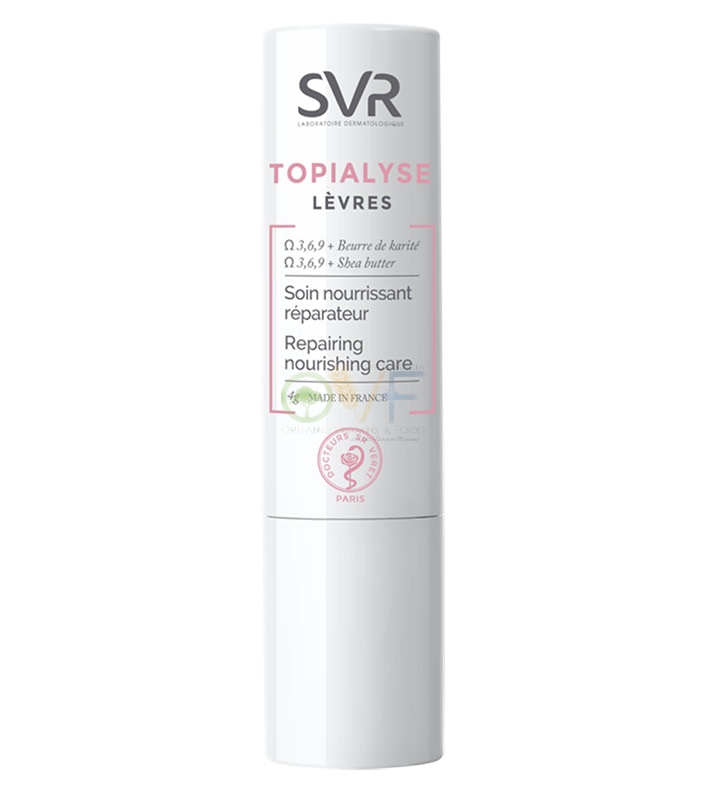 SVR Linea Topialyse Levres Trattamento Nutriente e Riparatore Intenso Labbra 4 g