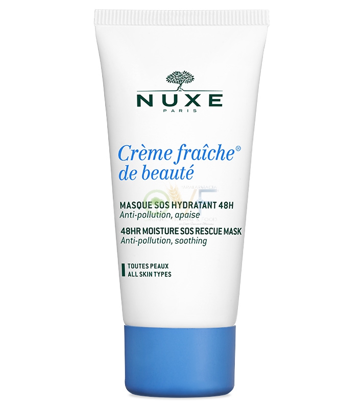 Nuxe Linea Idratante Lenitiva Creme Fraiche de Beaut Maschera SOS Viso 48H 50ml