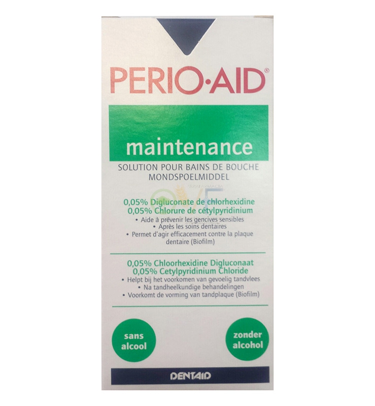 Dentaid Linea Igiene Dentale PerioAid Maintenance Collutorio 0,05% 150 ml