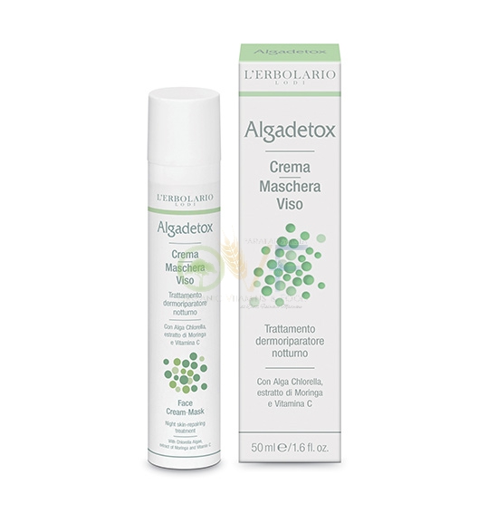 L'Erbolario Linea Algadetox Purificante Crema Maschera Notte Viso 50 ml
