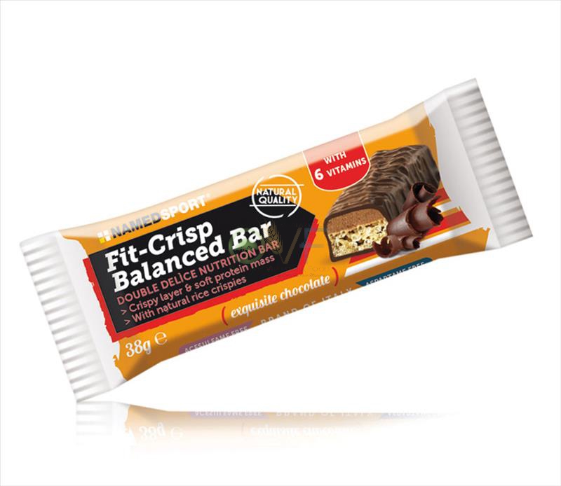 Named Sport Linea Integrazione Sportiva Fit Crisp Balanced Bar Ex Chocolate 38 g
